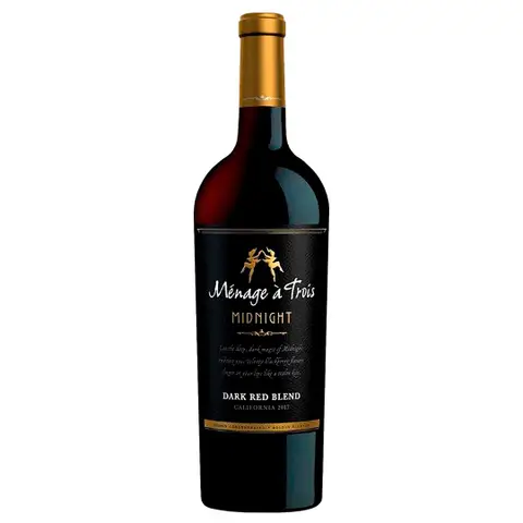 Vinho Tinto Menage a Trois Midnight Dark Red Blend 750ml